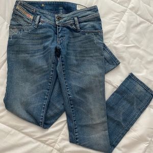 Diesel Low Rise Skinny Jeans